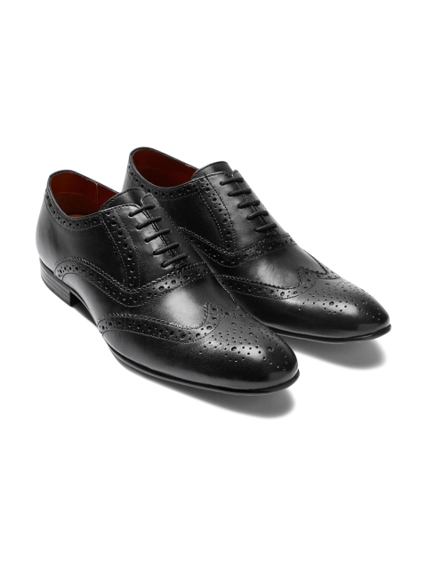 

next Men Black Leather Brogues