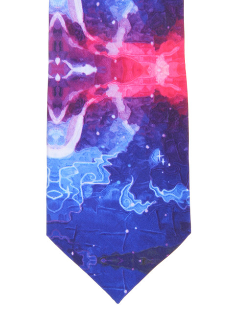 

Alvaro Castagnino Blue & Pink Printed Tie
