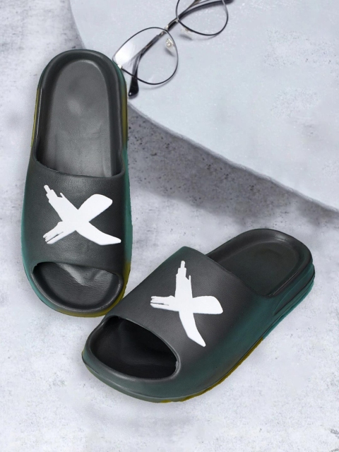

Pampy Angel Men Printed Rubber Sliders, Grey