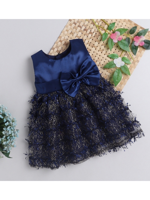

MANY FROCKS & Blue Embellished Net Dress