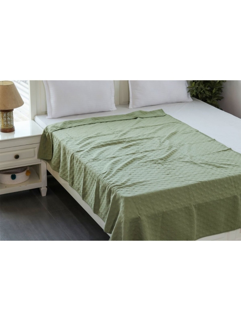 

Pluchi Green Geometric Mild Winter 350 GSM Single Bed Dohar