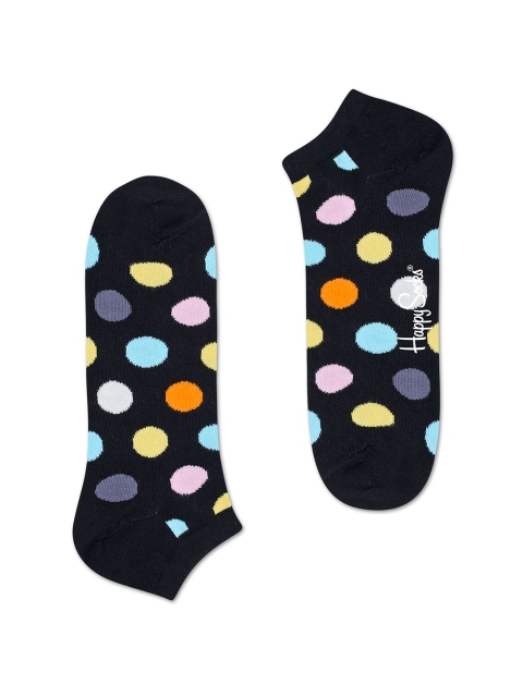 

Happy Socks Unisex Black Patterned Shoe Liners
