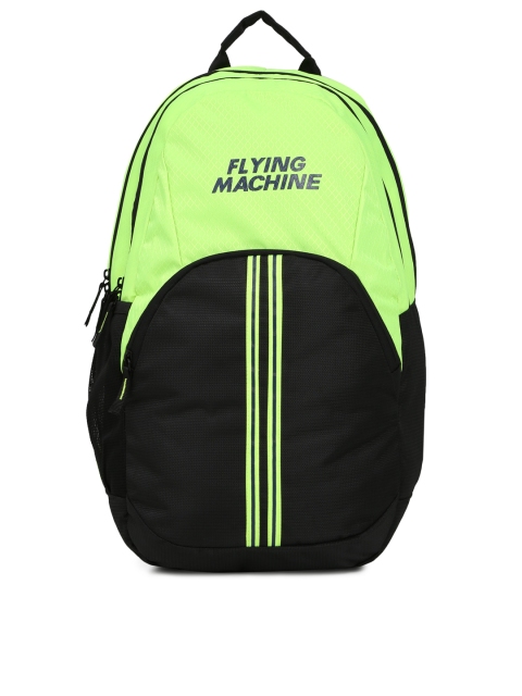 

Flying Machine Men Black & Green Backpack