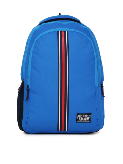 

Flying Machine Men Blue Brand Logo Backpack