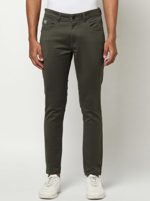 

Blue Buddha Men Olive Green Stretchable Jeans