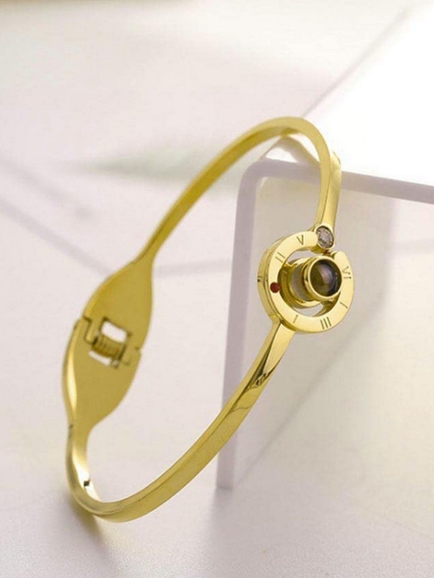 

UNIVERSITY TRENDZ Women Antique Gold-Plated Wraparound Bracelet