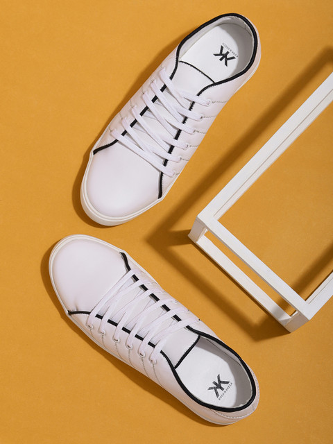 

Kook N Keech Men White Sneakers