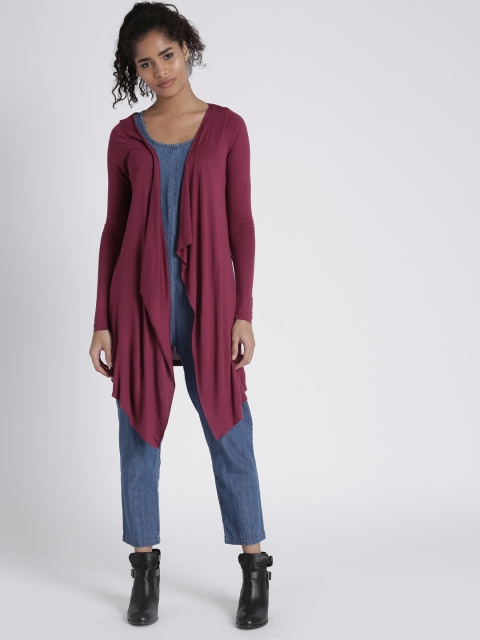 

Chemistry Maroon Longline Shrug