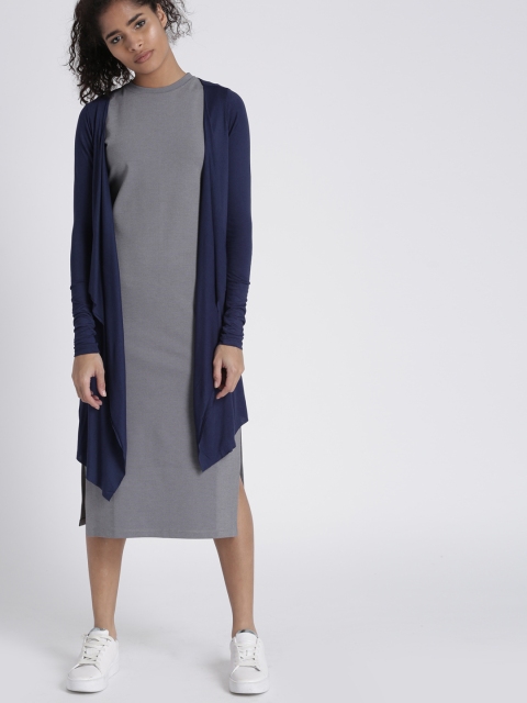 

Chemistry Navy Longline Shrug, Navy blue