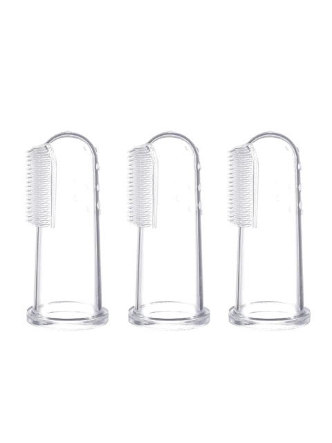

Pawsindia Pack Of 3 Transparent Dog Finger Tooth Brush