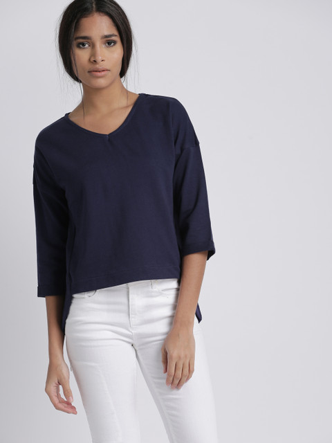 

Chemistry Women Navy Blue Sweatshirt