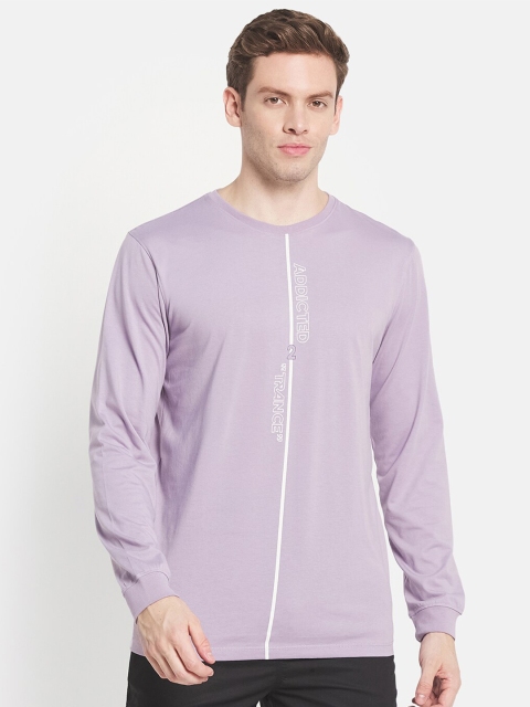 

METTLE Men Purple T-shirt