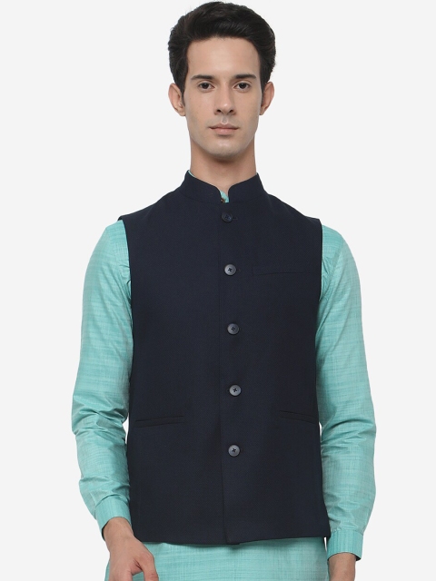 

MODI JACKET Men Blue Crop Denim Jacket