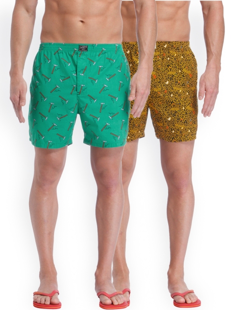 

Jack & Jones Pack of 2 Printed Boxers 1969014004, Green