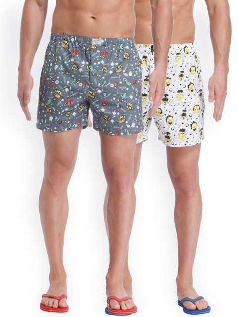 

Jack & Jones Pack of 2 Boxers 1969010004, Grey