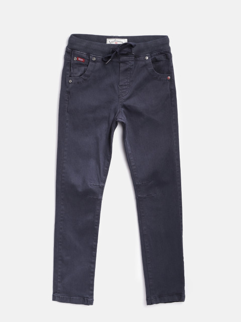 

Lee Cooper Boys Navy Slim Fit Stretchable Jeans, Navy blue