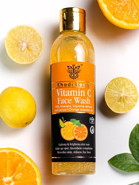

Khadi Roots Set Of 2 Vitamin C Face Wash, Orange