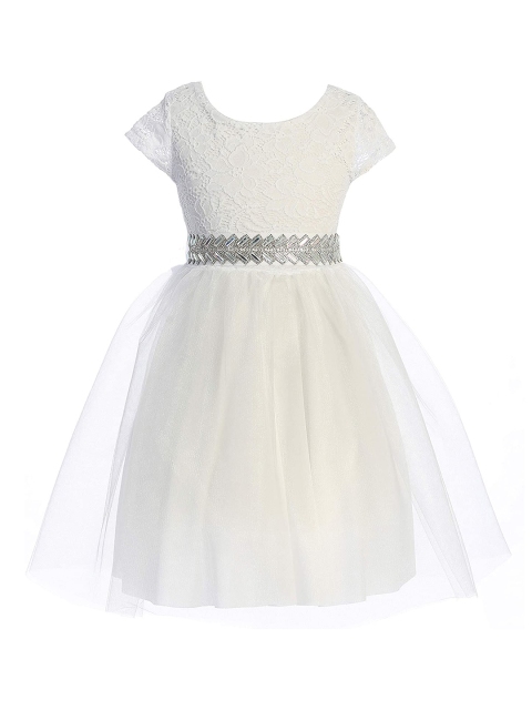 

Samsara Couture White Net Dress
