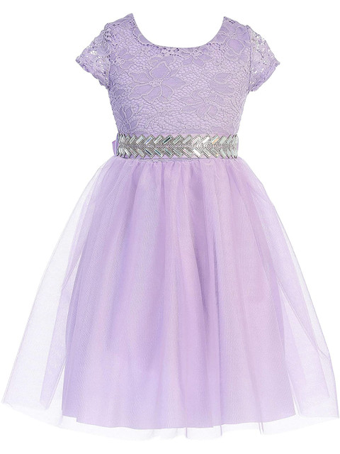 

Samsara Couture Lavender Net Dress