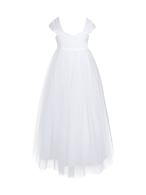 

Samsara Couture White Net Dress