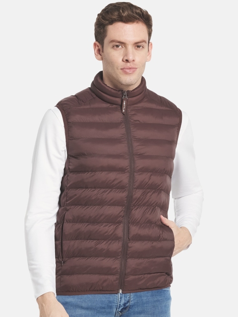 

METTLE Men Maroon Puffer Jacket