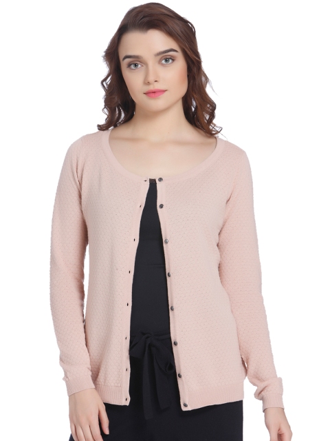 

Vero Moda Women Beige Self Design Cardigan