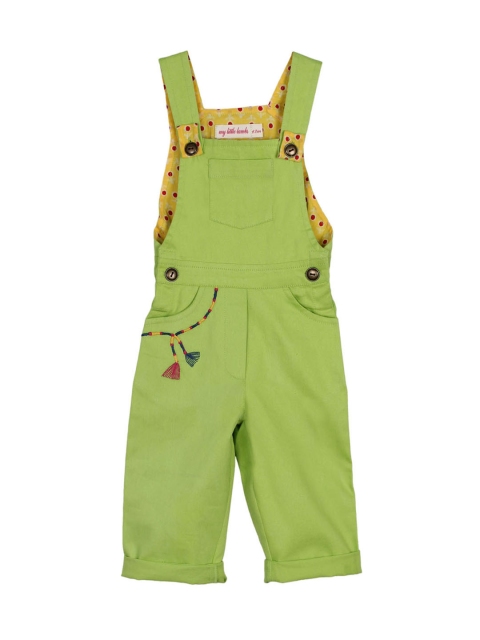 

My Little Lambs Girls Green Dungarees