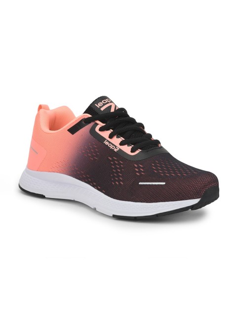 

Liberty Women Peach-Coloured Mesh Running Non-Marking Shoes
