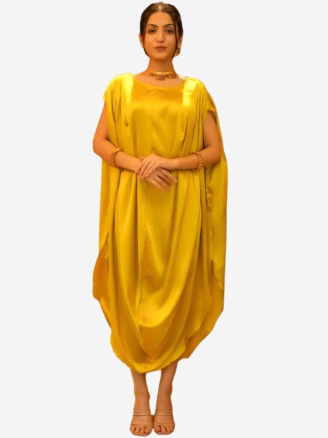 

Alaya By Stage3 Women Yellow Kaftan Kurta