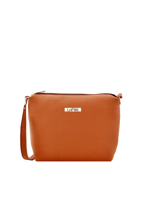 

LaFille Women Tan PU Structured Sling Bag