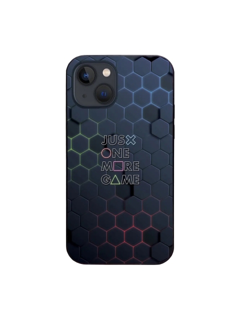

Bewakoof Black & White One More Game LED Cover iPhone 13 Back Case