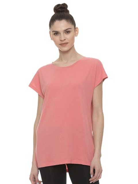 

UNMADE Women Pink Loose T-shirt