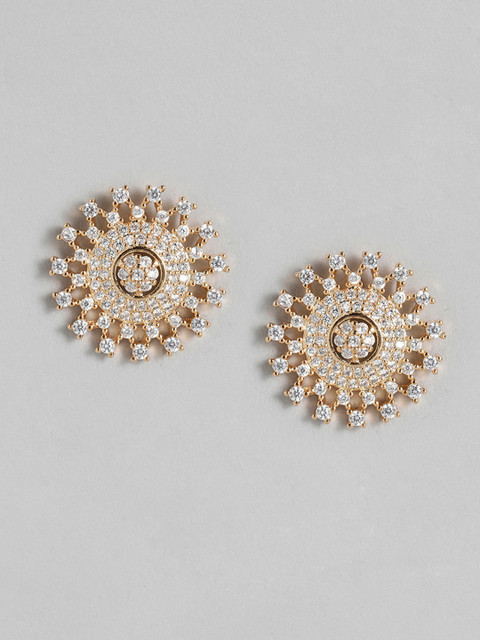

Peora Gold-Plated Floral Studs Earrings