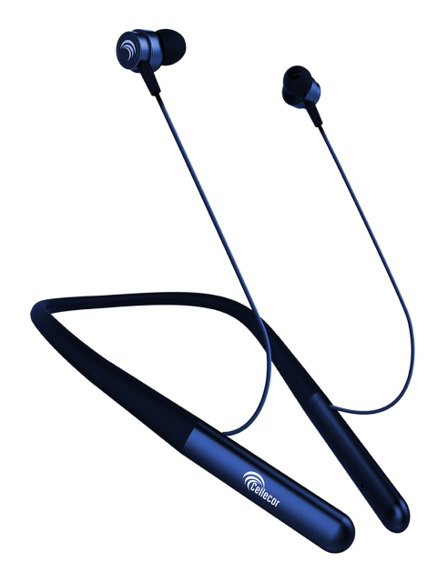 

Cellecor Blue Solid Inear Bluetooth Earphone Neckband