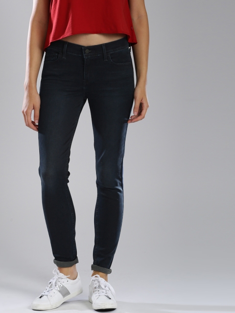 

Levis Women Blue Super Skinny Fit Mid-Rise Clean Look Stretchable Jeans