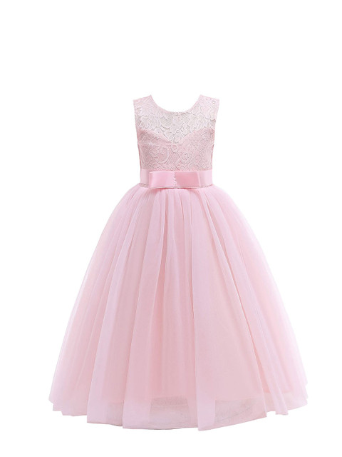 

Samsara Couture Girls Pink Net Dress