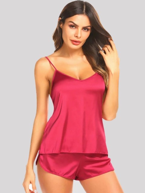 

PHWOAR Women Red Night suit