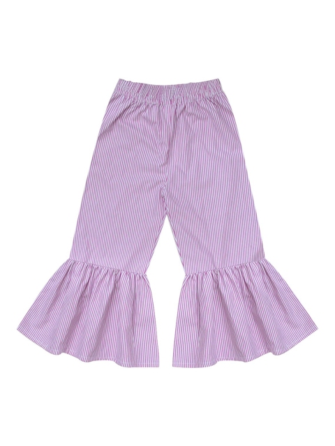 

A T U N Girls Pink Classic Cotton Culottes Trousers