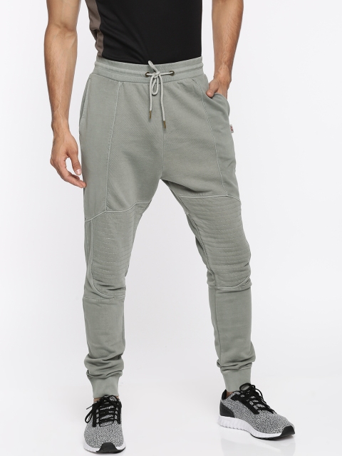 

Jack & Jones Men Grey Solid Joggers