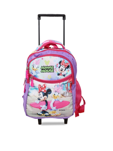 

Disney Kids Unisex Pink School Trolley Bag