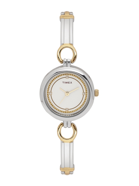 

Timex Women Off-White Analogue Watch TWEL11402