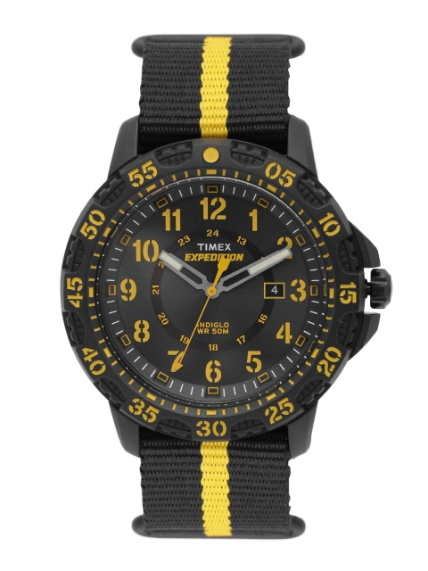 

Timex Men Gunmetal-Toned Analogue Watch TW4B05300, Metallic