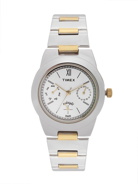 

Timex Women Silver-Toned Multifunction Watch TW000J108
