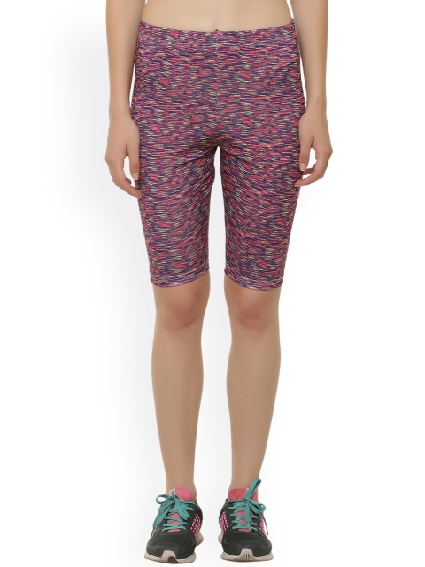 

Clovia Purple Printed Tights