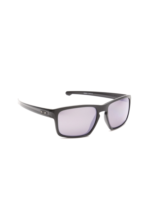 

OAKLEY Men Polarised Mirrored Rectangle Sunglasses 0OO926292624457, Grey