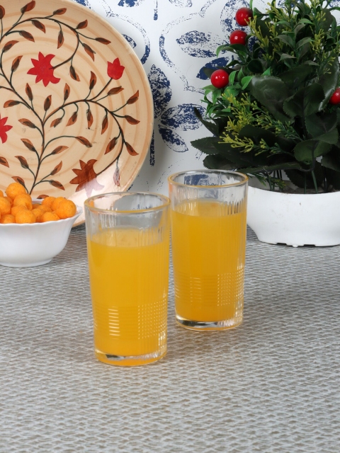 

ceradeco Set of 6 Water & Juice Glass, Transparent
