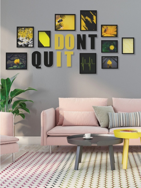 

RANDOM Set of 10 3D Dont Quit Collage Photo Frames, Multi