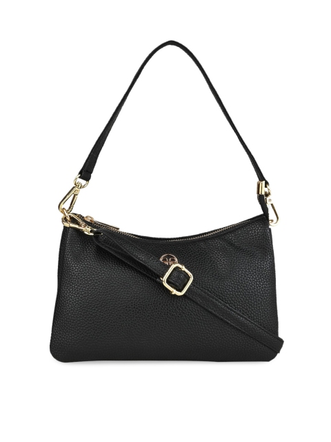 

Rocia Black PU Structured Handheld Bag