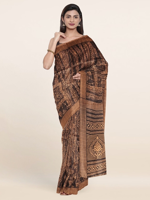 

Pothys Grey & Beige Printed Saree