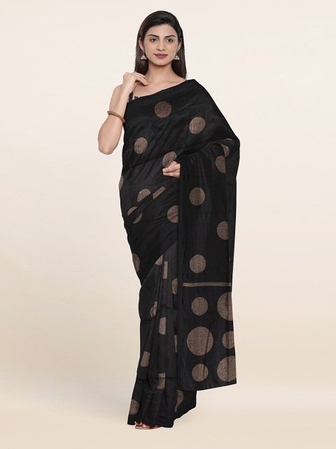 

Pothys Black & Beige Printed Saree